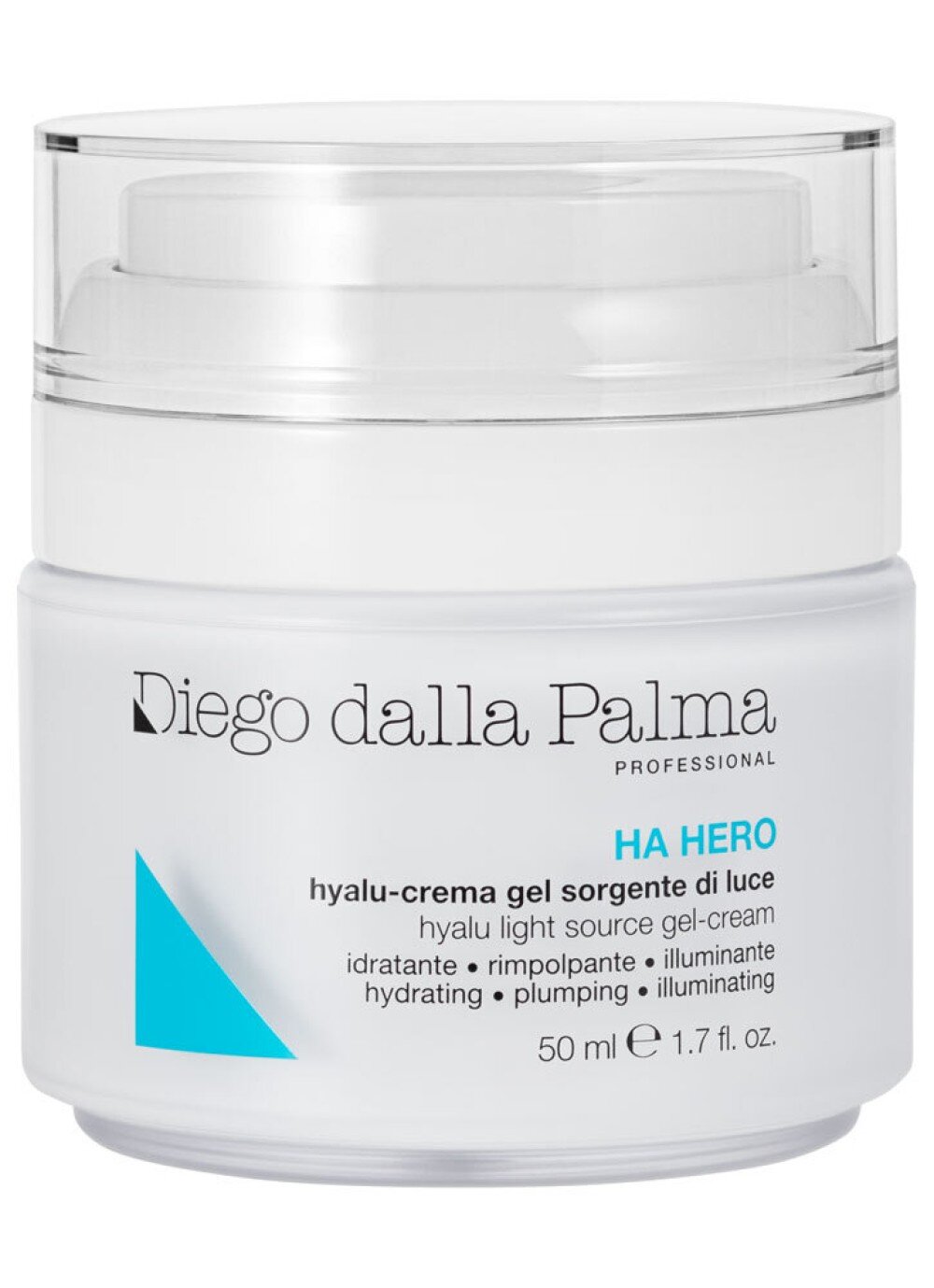 DIEGO DALLA PALMA PROFESSIONAL Ha Hero Hyalu Light Source Gel-Cream, Мультивитаминный, увлажняющий крем для лица