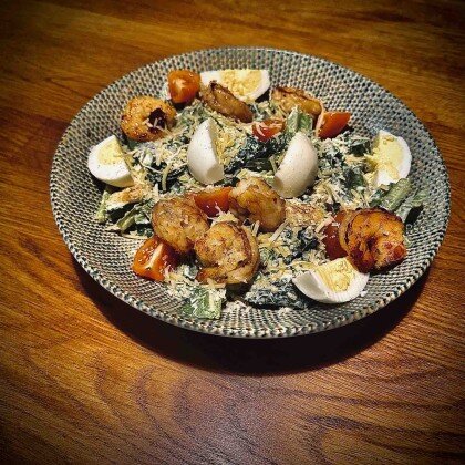 Цезарь с креветками