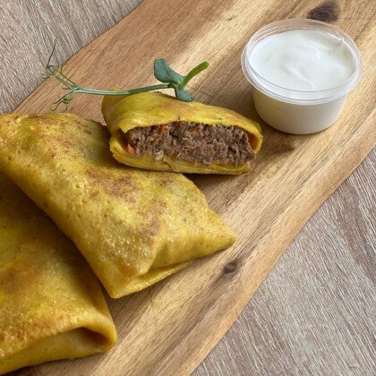 Блины с печенью