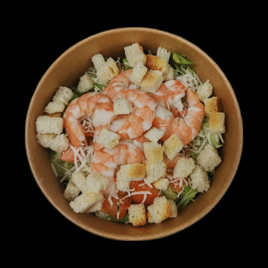 Салат с креветками