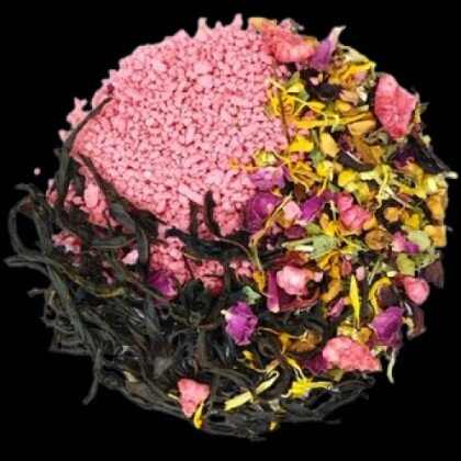 Авторский чай «Цейлон с клубникой и хризантемой»