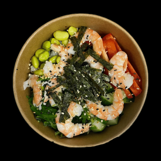 Поке с креветками