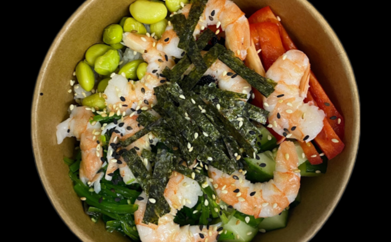 Поке с креветками