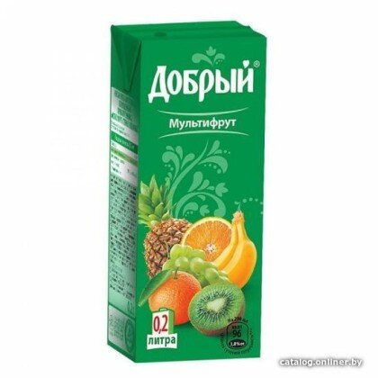 Сок Добрый с трубочкой (мульти фрукт)