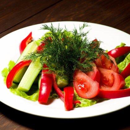 Свежие овощи