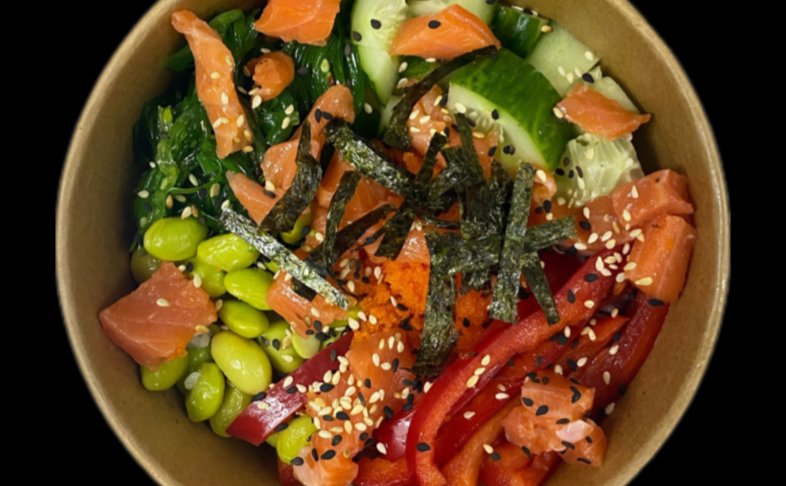 Поке с лососем