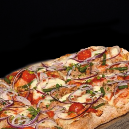 Tonno con cipolle / с тунцом с чесноком