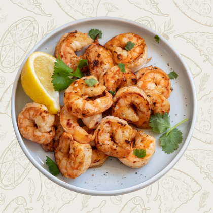 Креветки с лимоном