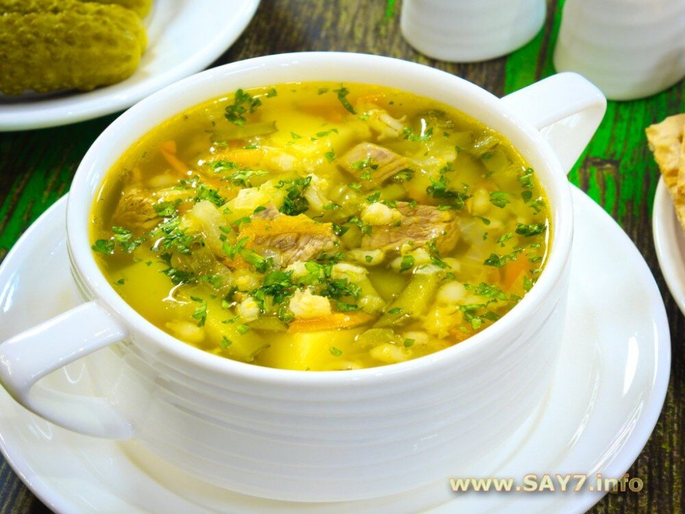 Рассольник с курицей