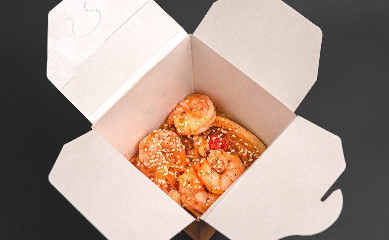 WOK c морепродуктами