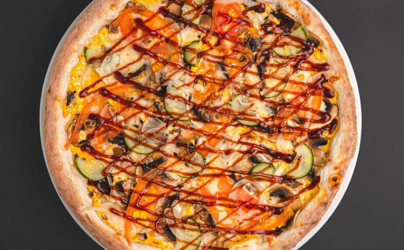 Пицца «Овощная барбекю»