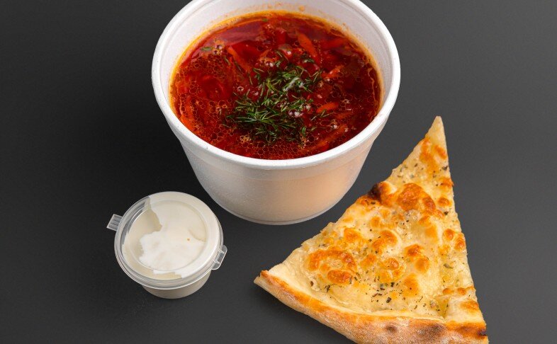 Борщ с говядиной