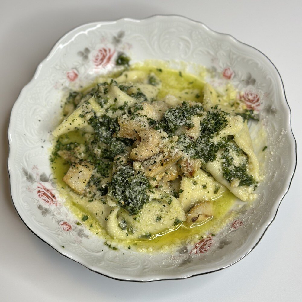 С белыми грибами