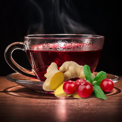 Чай "Клюква с имбирем"