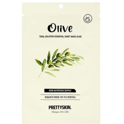 Тканевая маска для лица с экстрактом оливы PRETTYSKIN