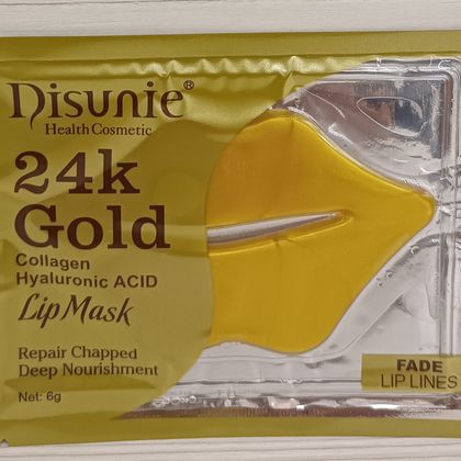 Гидрогелевые патчи для губ Disunie  с биозолотом и коллагеном