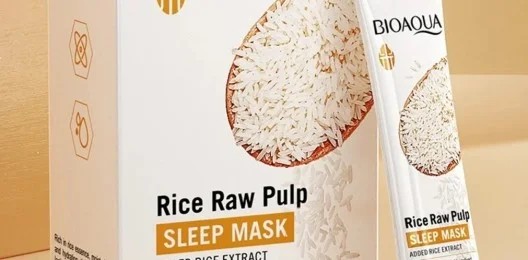 Ночная маска для лица с экстрактом риса BioAqua Rice Raw Pulp Sleep Mask (4 мл)