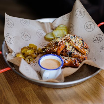 Крылья гриль с азиатским соусом