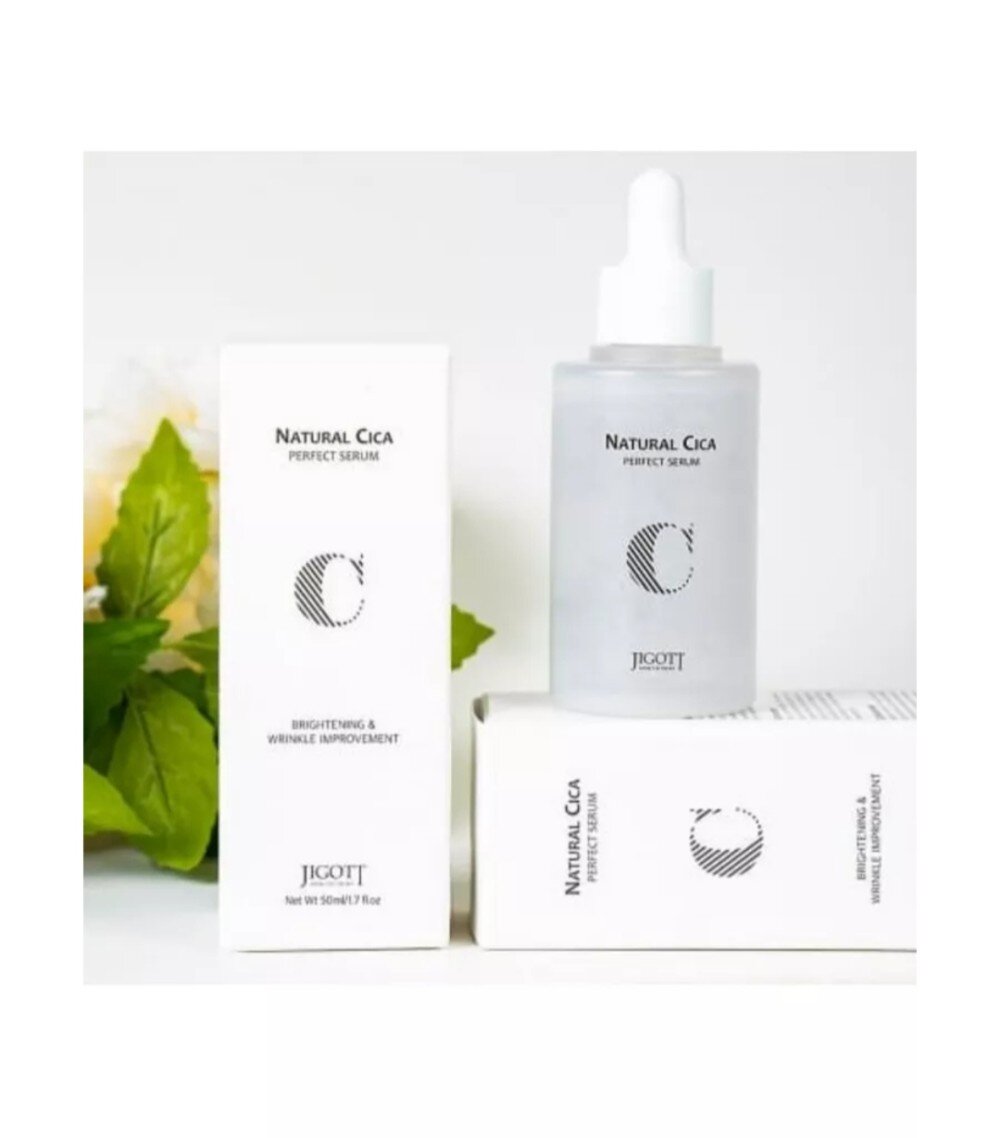 Сыворотка для лица с экстрактом центеллы азиатской  Jigott Natural Cica Perfect Serum