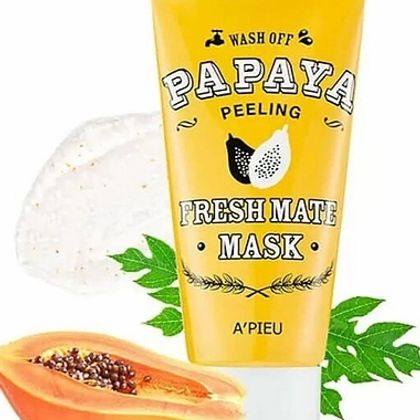 Очищающая маска для лица A'PIEU Fresh Mate Papaya Mask (Peeling)