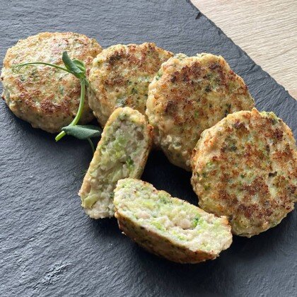 Куриные котлеты с брокколи и маслом заморозка/готовые