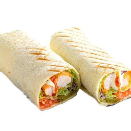 Шаурма с креветками