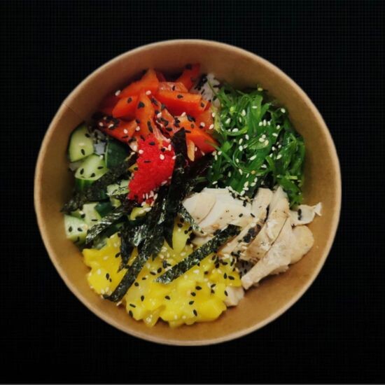 Поке « Апельсин-курица»