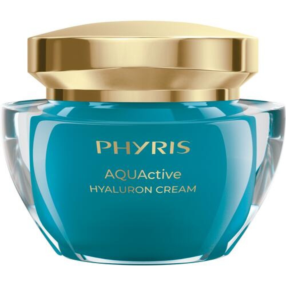 PHYRIS
AQUACTIVE
ГИАЛУРОНОВЫЙ КРЕМ
Питательный. Увлажняющий. Свежий.