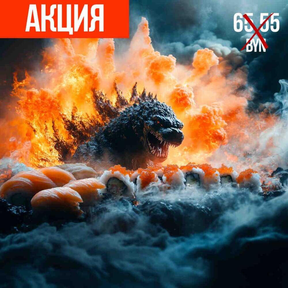 Суши-сет Годзилла