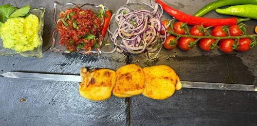 Сулугуни на мангале