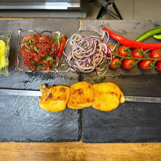 Сулугуни на мангале