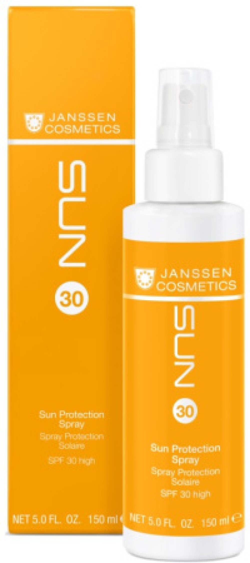 Janssen Cosmetics Спрей солнцезащитный для лица и тела SPF 30 с витамином Е 150мл