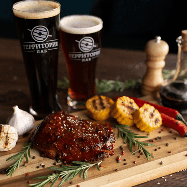 Ребра свиные в фирменном соусе