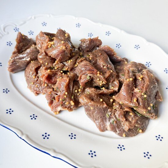 Шашлык из говядины(полуфабрикат охлажденный).