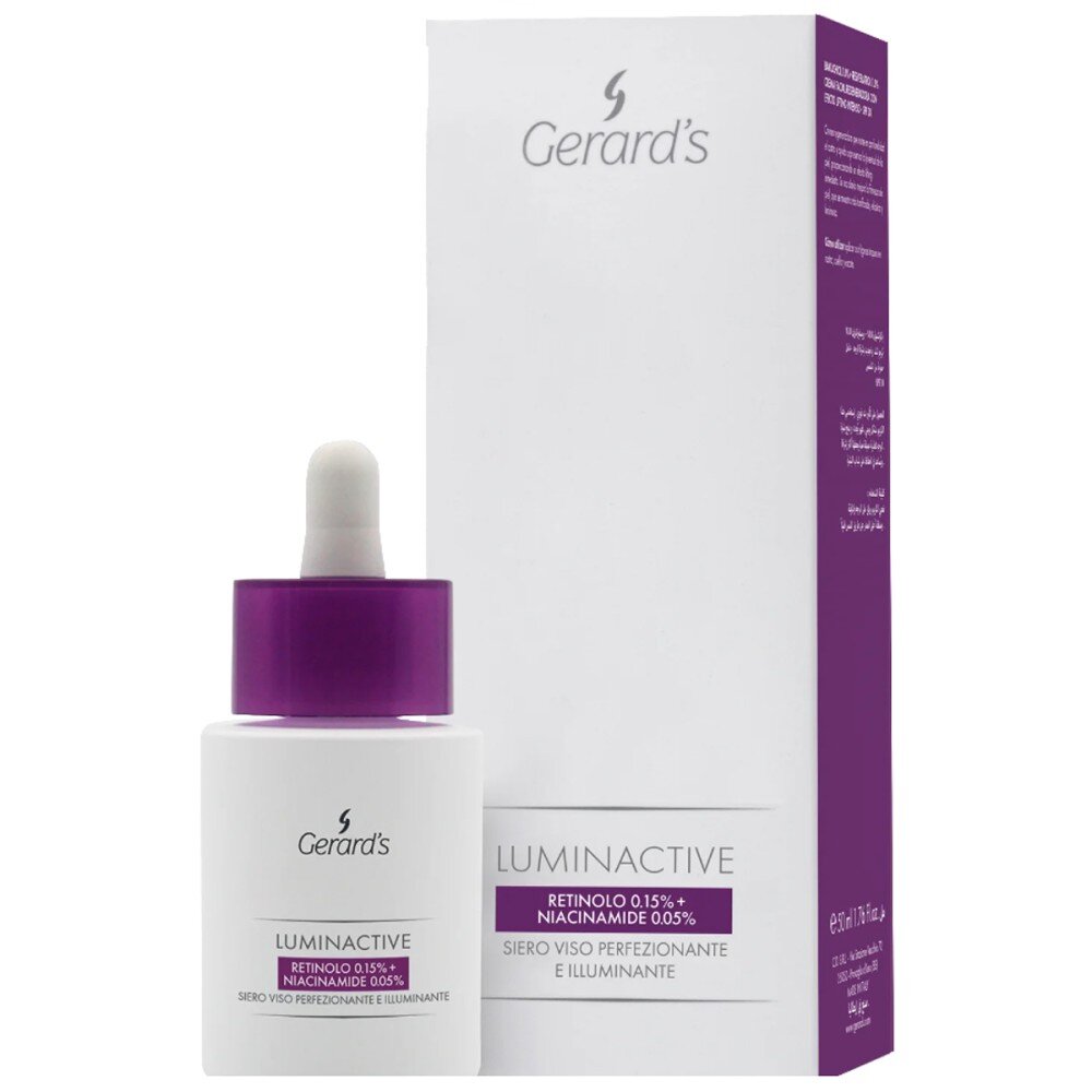 GERARD’S Luminactive RETINOL 0.15% + NIACINAMIDE 0.05% | Обновляющая и осветляющая сыворотка для лица (30 ml)