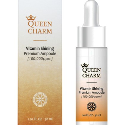 Сыворотка ампульная для лица QUEEN CHARM с витаминами с витаминами 10% Vitamin Shining Premium Ampoule, 30 мл