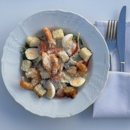 Цезарь с креветками