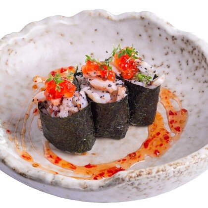 Гункан с креветкой