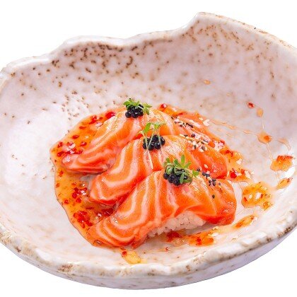 Нигири с лососем