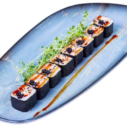 Маки с угрем