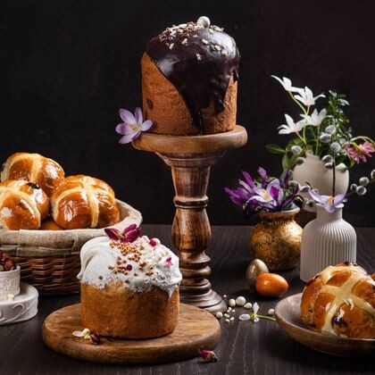 Кулич "Фруктово-шоколадный mini"