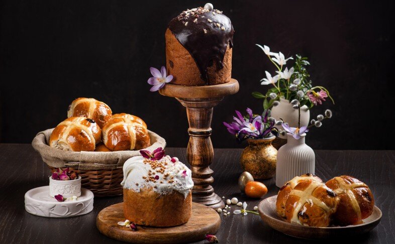 Кулич "Фруктово-шоколадный mini"