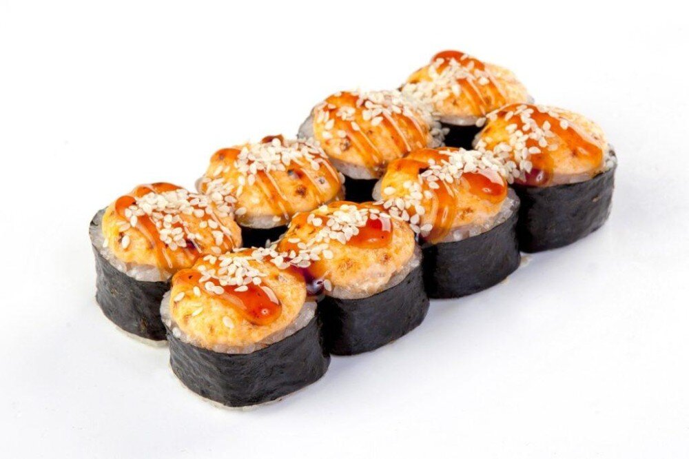 Маки (мини) с тунцом запечённые