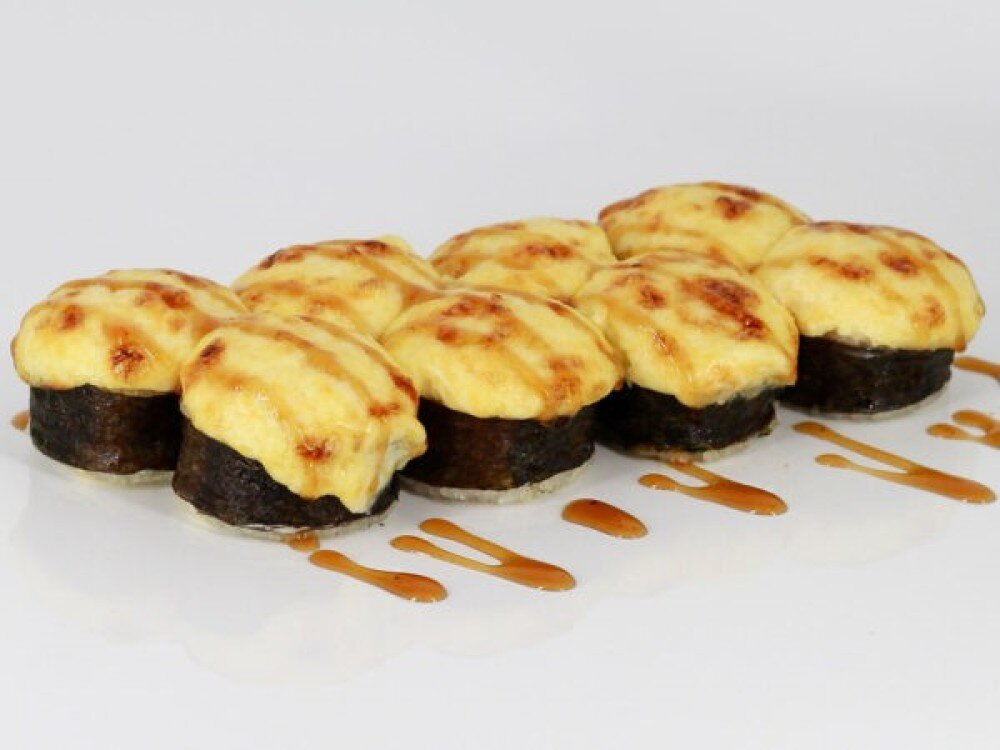 Маки (мини) с крабом запечённые