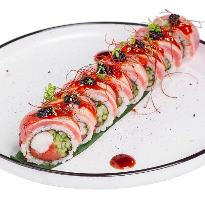 Ролл татаки тунец