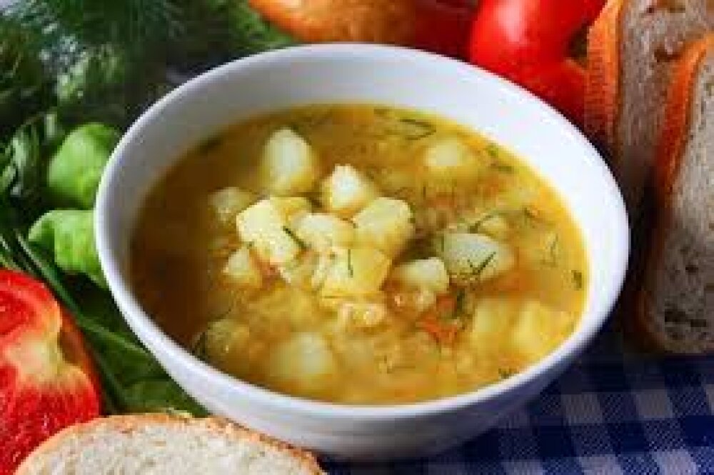 Суп куриный с картофелем и вермишелью