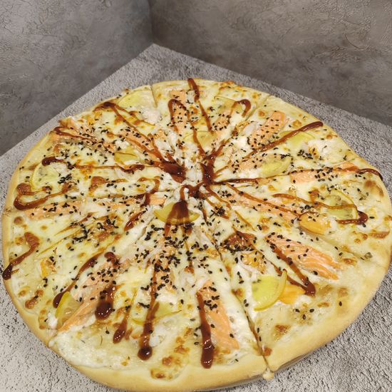 Пицца морепродукты