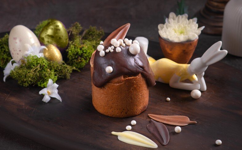 Кулич "Шоколадный mini"