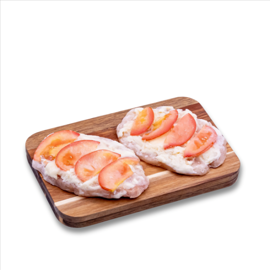 Куриное филе с томатами и майонезом, 2 шт