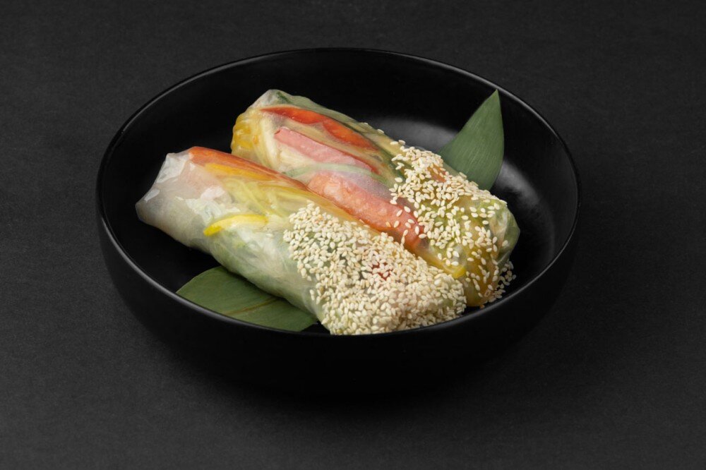 Спринг ролл с форелью